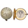 Image 2 : USA (Philadelphia Mint), Trade dollar, 1877, made into a gilt box dollar with mount and women's phot