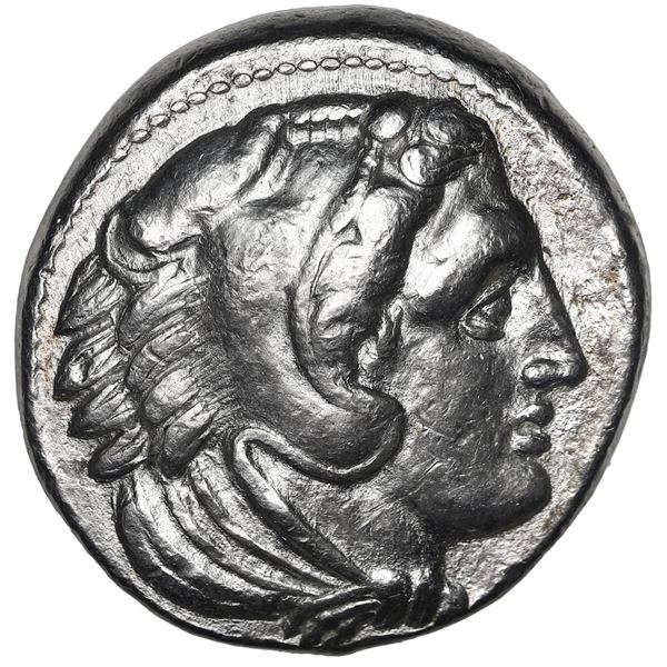 Kingdom of Macedon, AR tetradrachm, Alexander III (the Great), 336-323 BC, lifetime issue, struck un