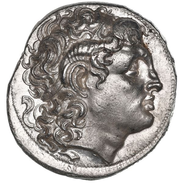 Kingdom of Thrace, AR tetradrachm, Lysimachus, Lampsakos, 323-281 BC, Amphipolis mint.