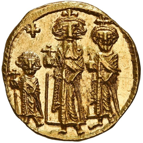 Byzantine Empire, AV solidus, Heraclius, 610-641 AD, Constantinople mint.