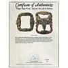 Image 2 : Pair of ornate, gold-plated brass buckles, ex-"Pickett Rocks wreck" ca. 1820), ex-Meylach (Flash of 