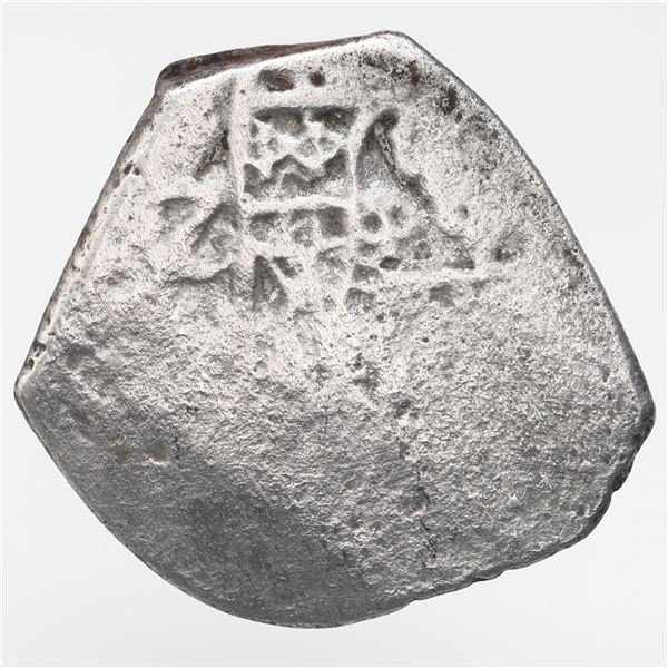 Mexico City, Mexico, cob 2 reales, Philip V, assayer not visible, rare provenance.
