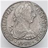 Image 1 : Mexico City, Mexico, bust 8 reales, Charles III, 1783 FF.