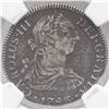 Image 1 : Mexico City, Mexico, bust 2 reales, Charles III, 1783 FF, NGC genuine / El Cazador.
