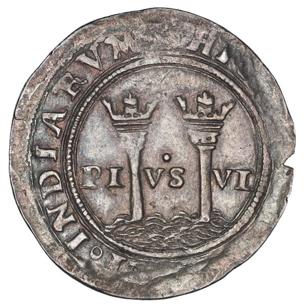 Mexico City, Mexico, 1 real, Charles-Joanna, "Late Series," assayer L to right, mintmark M to left (