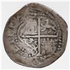Image 2 : Lima, Peru, cob 1/2 real, Philip II, assayer Diego de la Torre, mintmark P to left, assayer oD to ri