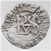 Image 1 : Lima, Peru, cob 1/2 real, Philip II, assayer Diego de la Torre, dot-D to left, * to right of monogra