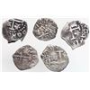Image 2 : Lot of five Lima, Peru, cob 1/2R: 1691, 1697, 1706, 1708 and 1737.