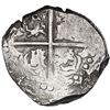Image 2 : Potosi, Bolivia, cob 8 reales, Philip IV, assayer not visible (mid-1620s), quadrants of cross transp