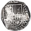 Image 1 : Potosi, Bolivia, cob 8 reales, (1629) T, denomination 8, heavy-dot borders.