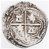 Image 2 : Potosi, Bolivia, cob 2 reales, Philip II, assayer B (5th period), borders of x's, ex-Ugaz.