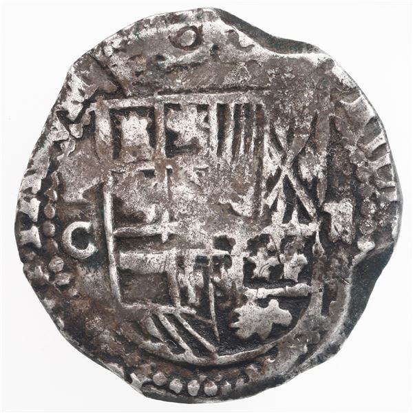 Potosi, Bolivia, cob 2 reales, Philip III, assayer C, rare, ex-Ugaz.