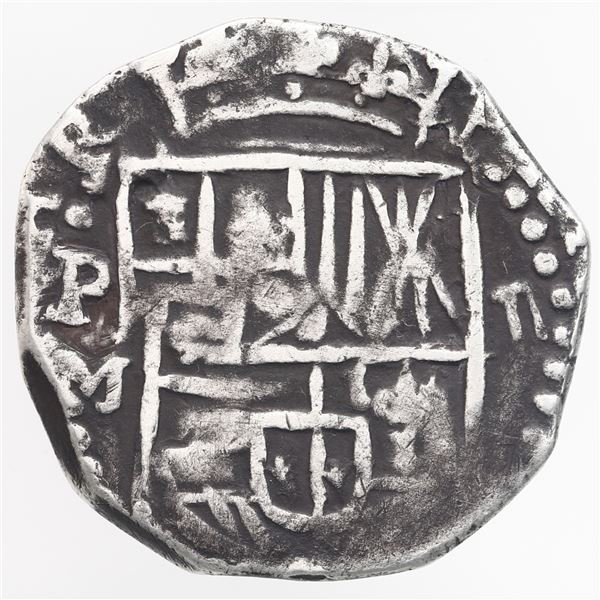 Potosi, Bolivia, cob 2 reales, Philip III, assayer M, ex-Ugaz.