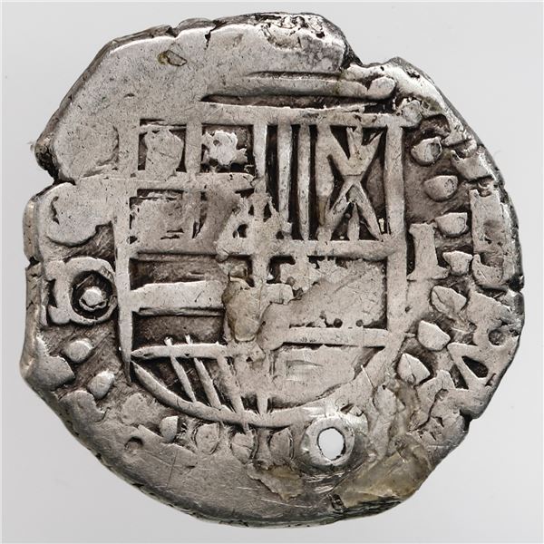 Potosi, Bolivia, cob 1 real, 1650 O, rare, ex-Mastalir (Plate Coin).