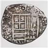 Image 1 : Potosi, Bolivia, cob 1 real, 1651 E, rare, ex-Ugaz.