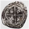 Image 2 : Potosi, Bolivia, cob 1 real, 1651 E, rare, ex-Ugaz.
