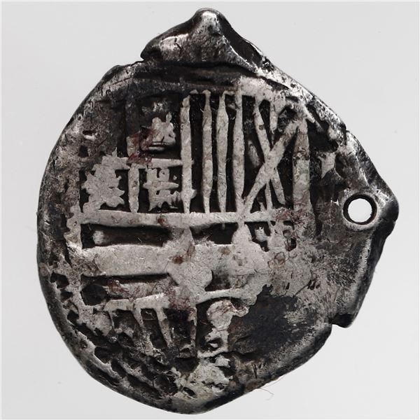 Potosi, Bolivia, cob 1 real, 1651 E, rare, ex-Mastalir (Plate Coin).