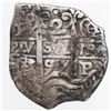 Image 1 : Potosi, Bolivia, cob 2 reales, 1697 CH, rare, ex-Ugaz.