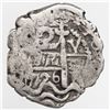 Image 1 : Potosi, Bolivia, cob 2 reales, 1726 Y, (Louis I), ex-Ugaz.