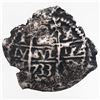 Image 1 : Potosi, Bolivia, cob 2 reales, 1733 YA, rare.
