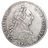 Image 1 : Potosi, Bolivia, bust 8 reales, Charles IV transitional (bust of Charles III, ordinal IV), 1790 PR.