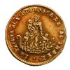 Image 2 : Potosi, Bolivia, gold 1/2 scudo medallic coinage, 1854, Belzu.