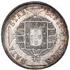 Image 2 : Brazil (Rio Mint), 960 reis, Joao VI, 1820-R, struck over a Santiago, Chile, volcano peso of 1817.