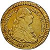Image 1 : Popayan, Colombia, gold bust 1 escudo, Ferdinand VII (bust of Charles IV), 1818 F.M, NGC AU details 