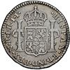 Image 2 : Bogota, Colombia, bust 1 real, Charles IV, 1802 J.J, NGC XF 40, finest known in NGC census.