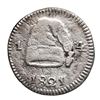 Image 2 : Bogota, Colombia, 1/4 real, 1821, no mintmark, denomination 1-4.