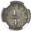 Image 2 : Bogota, Colombia, 1/4 decimo, 1861, NGC VF 35.