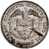 Image 2 : Bogota, Colombia, 50 centavos, 1898, small 8 in fineness, NGC UNC details / cleaned.