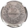 Image 2 : Costa Rica, nickel clad steel 10 centimos, 1979, struck 10% off-center, NGC Mint Error MS 63.
