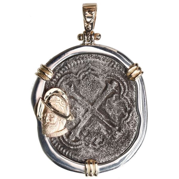 Mexico City, Mexico, cob 8 reales, Philip III, assayer not visible, Grade 3, ex-Santa Margarita (162