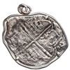 Image 2 : Potosi, Bolivia, cob 8 reales, Philip III, assayer Q, Grade 3, ex-Santa Margarita (1622), mounted sh