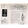 Image 3 : Potosi, Bolivia, cob 8 reales, Philip III, assayer Q, Grade 3, ex-Santa Margarita (1622), mounted sh