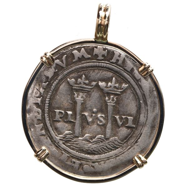 Mexico City, Mexico, 1 real, Charles-Joanna, "Late Series," assayer G to right, mintmark M to left (