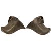 Image 1 : Pair of Spanish colonial cast brass stirrups (estribos), 1700s.