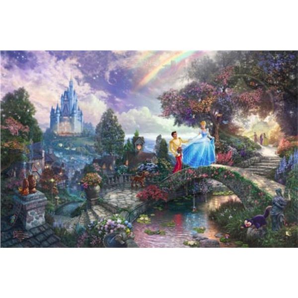 Cinderella Wishes Upon a Dream by Thomas Kinkade