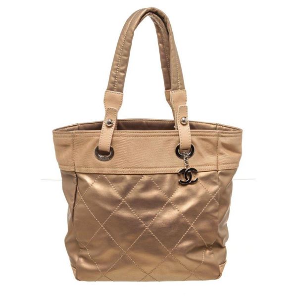 Chanel Brown Leather Paris Biarritz Tote Bag