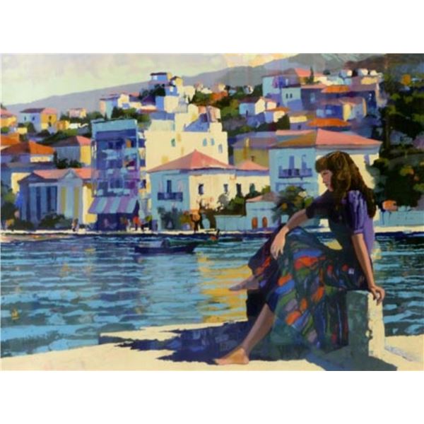 Grecian Harbor by Howard Behrens