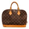 Image 1 : Louis Vuitton Brown Alma MM Satchel Bag