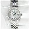 Image 4 : Rolex Mens Stainless Steel Mother Of Pearl Diamond & Ruby Datejust Wristwatch