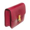 Image 2 : Celine Red Lizard Skin Leather Medium Box Shoulder Bag