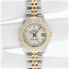 Image 3 : Rolex Ladies 2 Tone MOP String Diamond Oyster Perpetual Datejust Wristwatch With