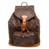 Image 1 : Louis Vuitton Brown Monogram Canvas Montsouris MM Backpack