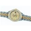 Image 6 : Rolex Datejust Ladies 26 Champagne VS Diamond 2 ctw Yellow Gold Bezel Box And Bo