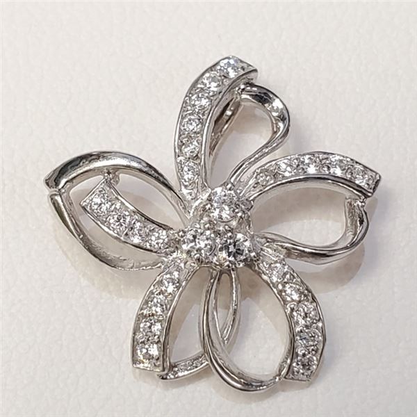 $800 14K  CZ Pendant