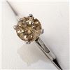 Image 3 : Certified 14K  Diamond(1.2Ct,I2,Brown) Ring
