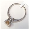 Image 4 : Certified 14K  Diamond(1.2Ct,I2,Brown) Ring
